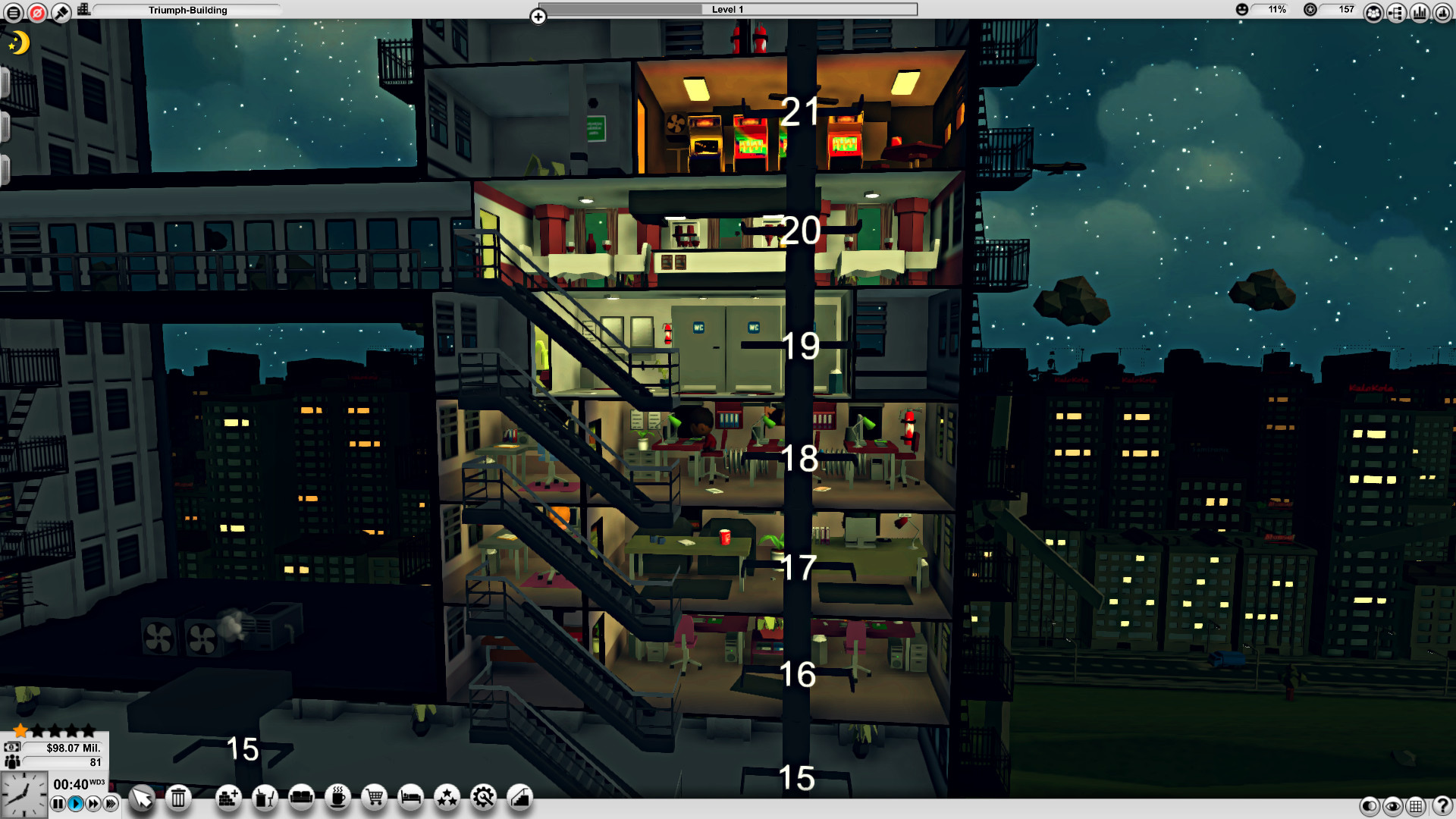 Verrückter Turm-Tycoon
