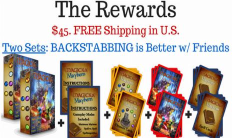 10 year old kid is making a Magicka CCG
