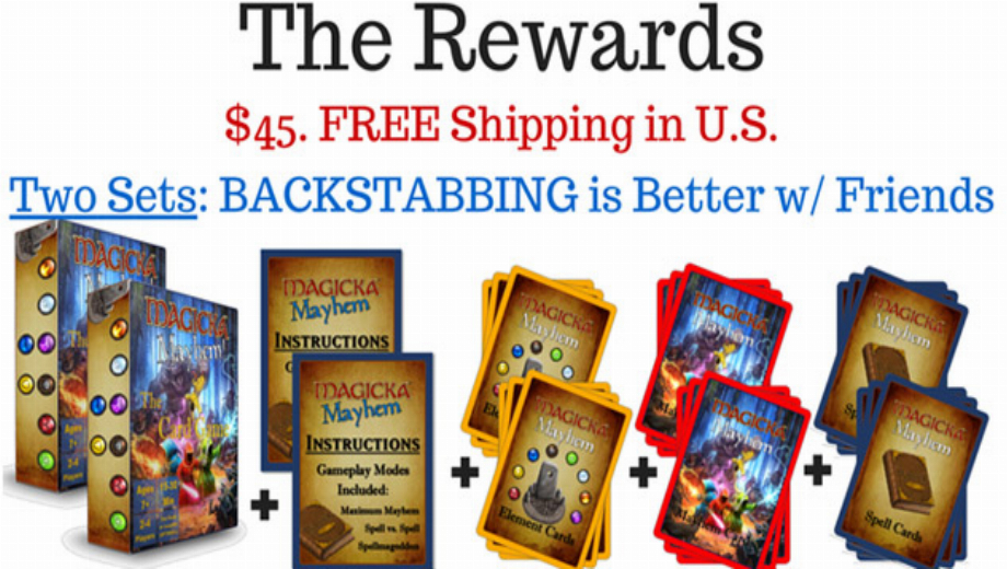 10 year old kid is making a Magicka CCG