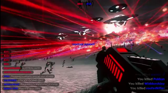 999 Players Fight In A Single FPS Battle In Man VS Machine