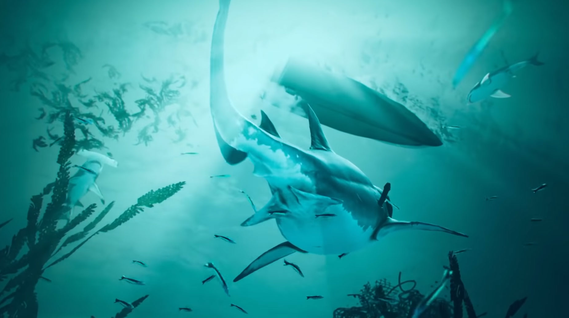 Man Eater gameplay shows trick kills and GTA-like star system
