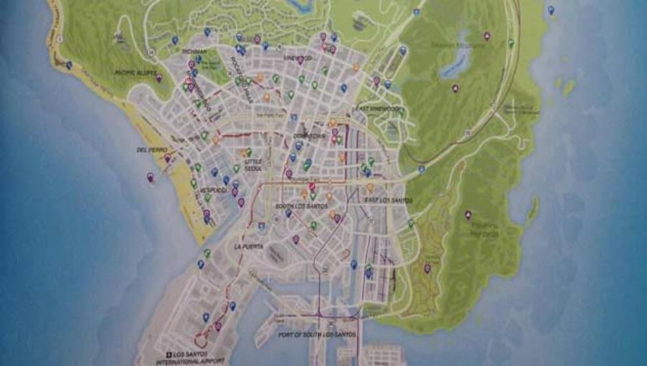 Jemand hat die GTA V Karte geleakt