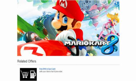 Get Mario Kart 8 from Best Buy, get free gas