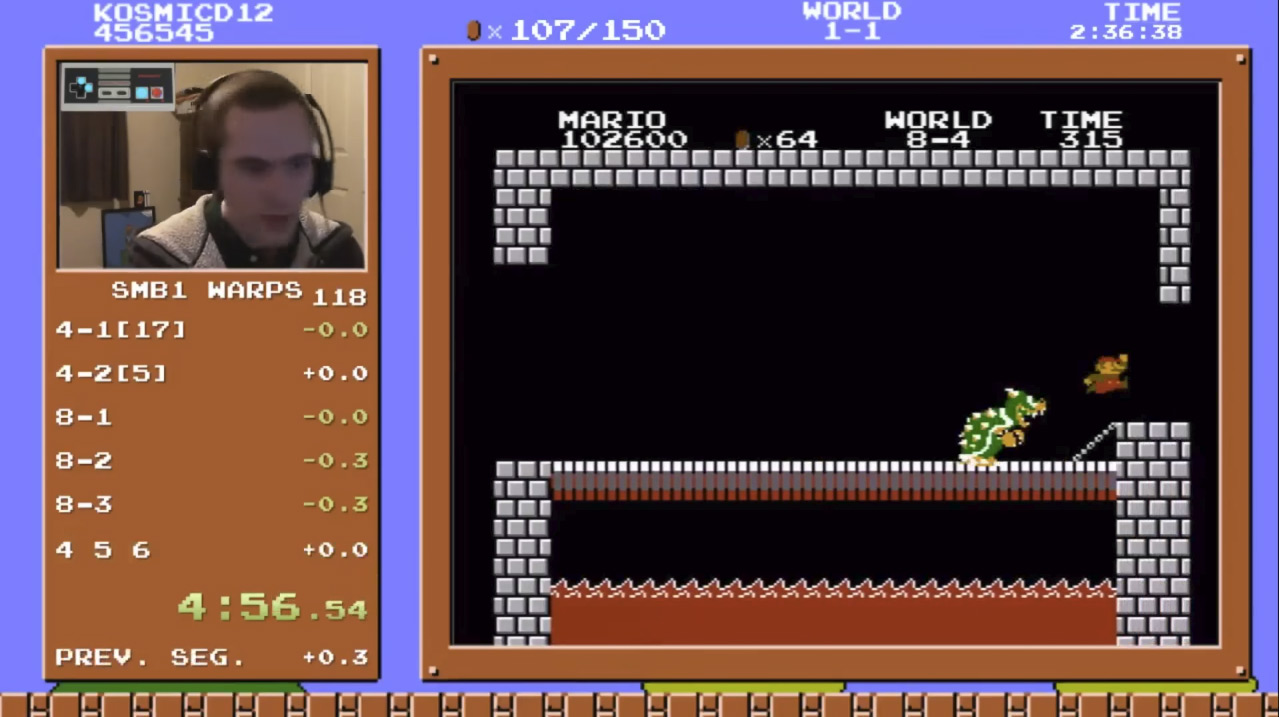 Super Mario Bros Speedrun bricht Rekord mit überraschender Technik