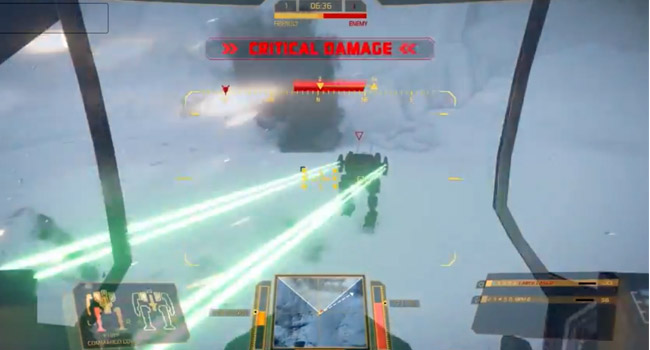 MechWarrior Online Trailer Shows Off Ice City