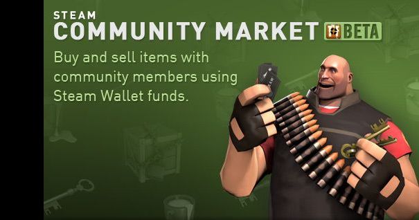 Le marché communautaire de Steam permet aux joueurs d'échanger des objets du jeu