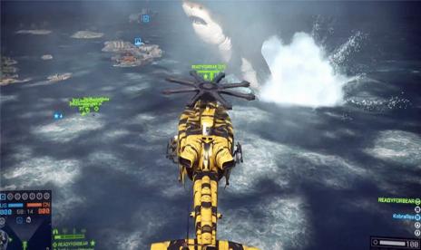 There’s a Megaladon shark in BF4