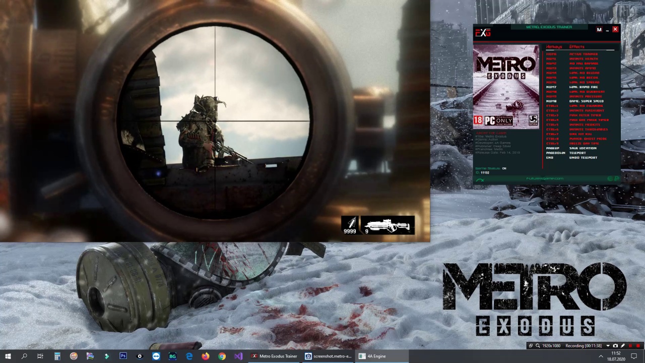 Metro Exodus v1.0.0.7 (+20 Trainer)