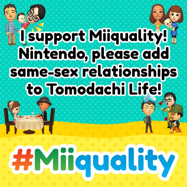 Nintendo lehnt Fan-Kampagne für gleichgeschlechtliche Beziehungen in Tomodachi Life ab