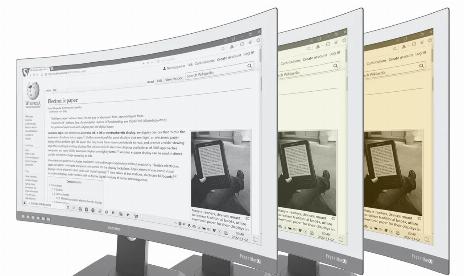 You can now buy a curved e-ink monitor
