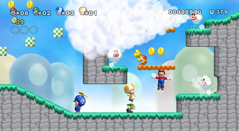New Super Mario se dote d'un mode multijoueur en coopération