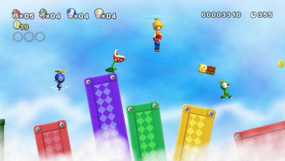 New Super Mario Gets Coop Multiplayer