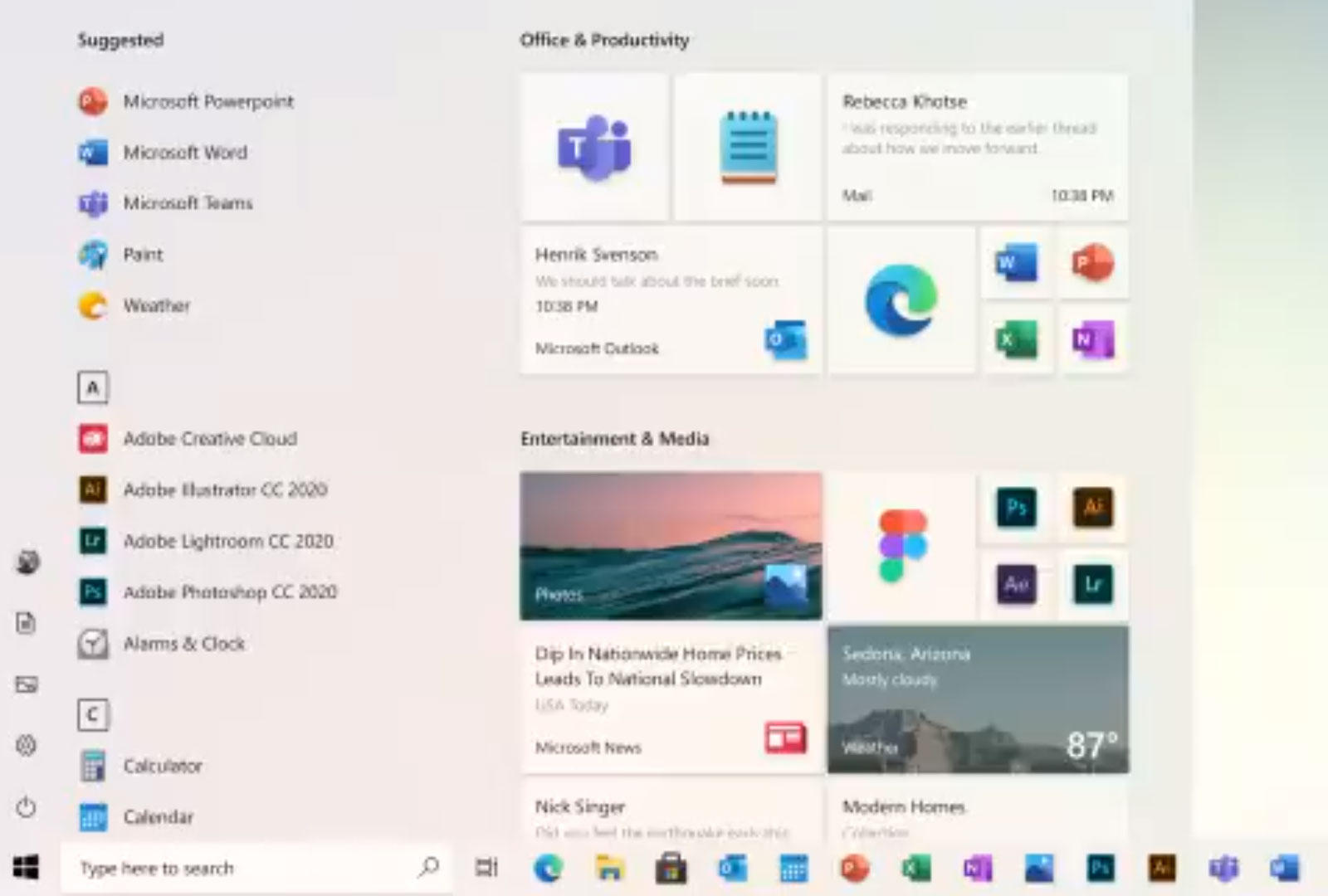 Here’s what the new Windows 10 Start Menu will look like