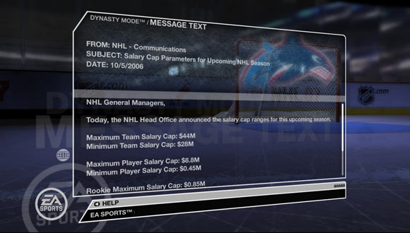 NHL 2K7 - Goles fáciles
