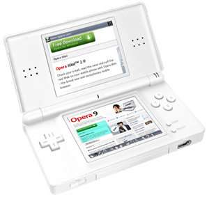 Le navigateur DS Opera disponible aux États-Unis