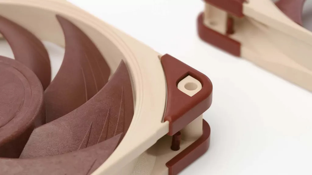 Noctua adds offset to fans for improved efficiency and noise levels