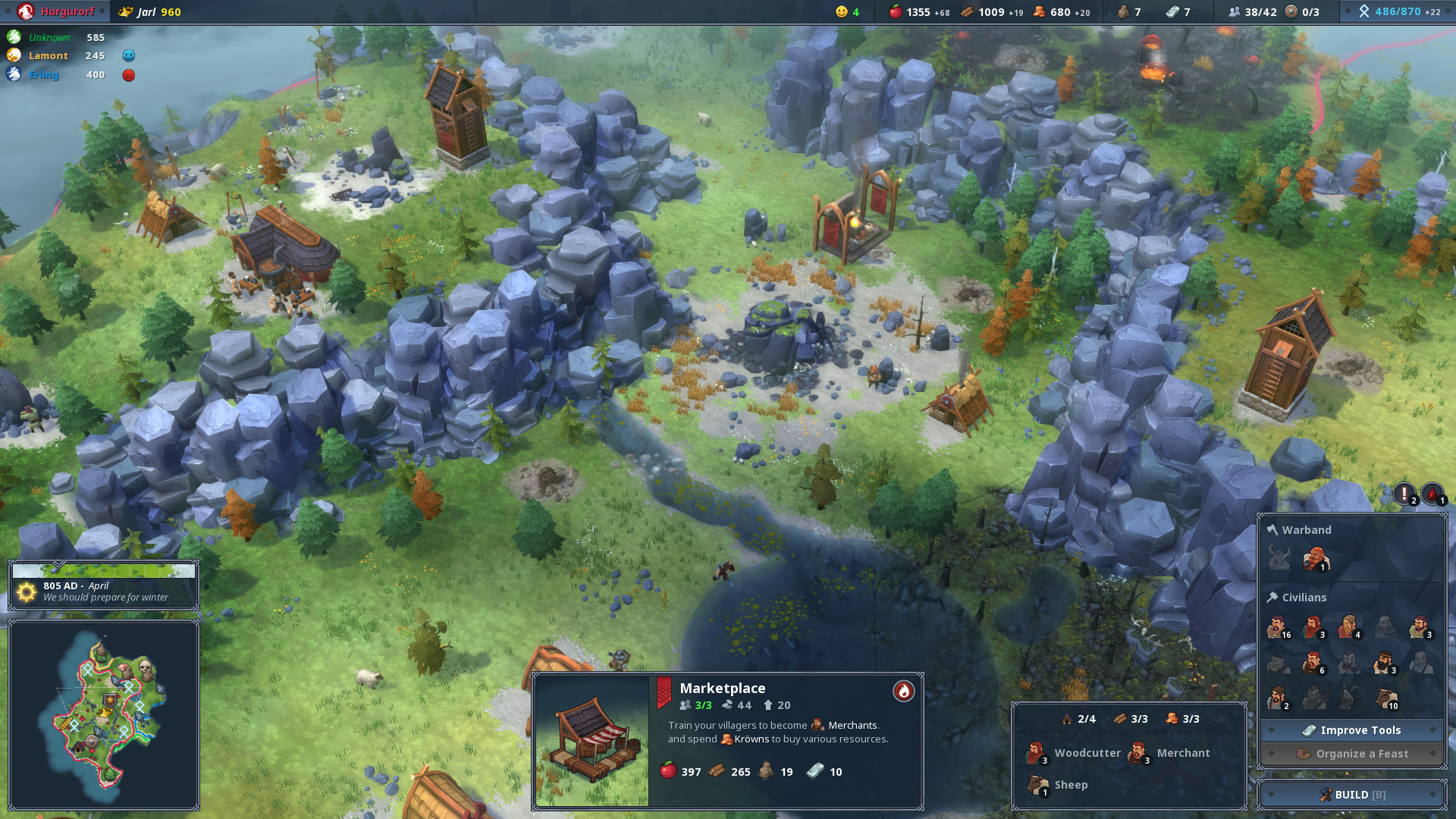 Northgard v1.8.4.14433 (+1 Trainer)