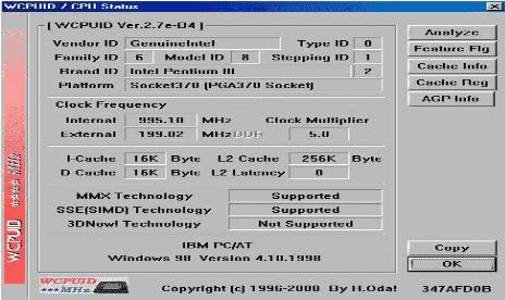 Overclocking a Pentium 3 500MHz to 900MHz