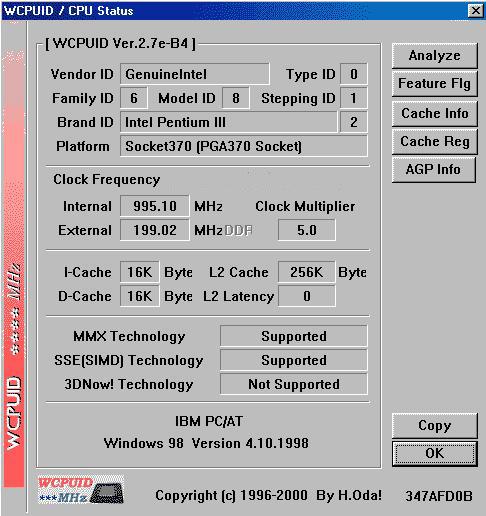 Overclocking a Pentium 3 500MHz to 900MHz