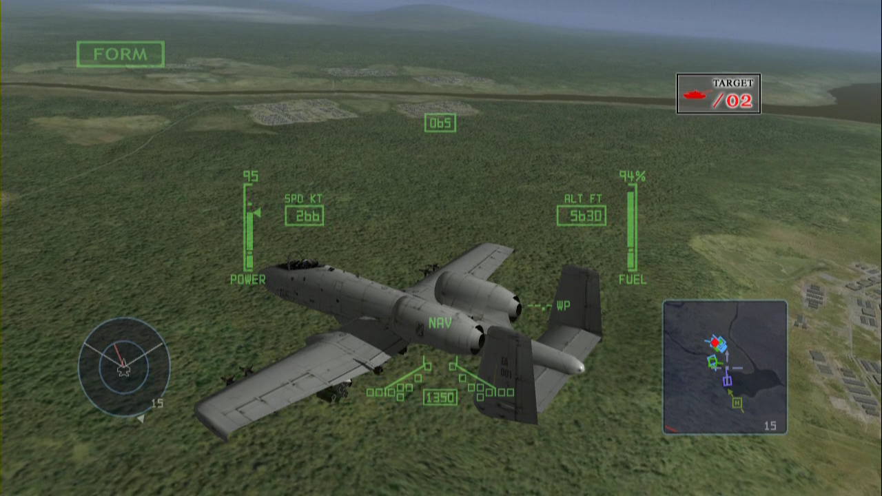Over G Fighters - F15C Eagle im Szenario-Modus