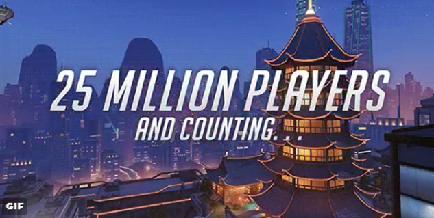 Overwatch now has over 25 million players