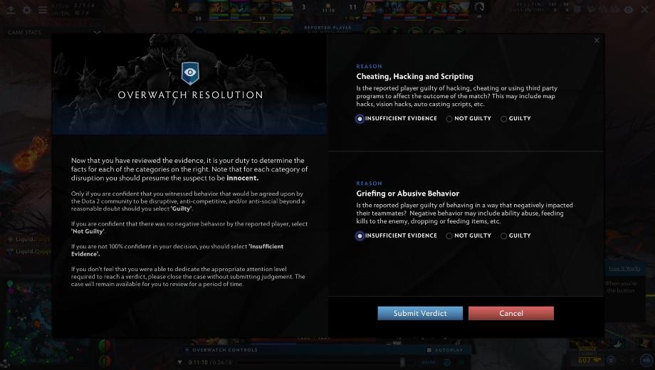 DotA 2 adds ‘Overwatch’ system to help players police themselves
