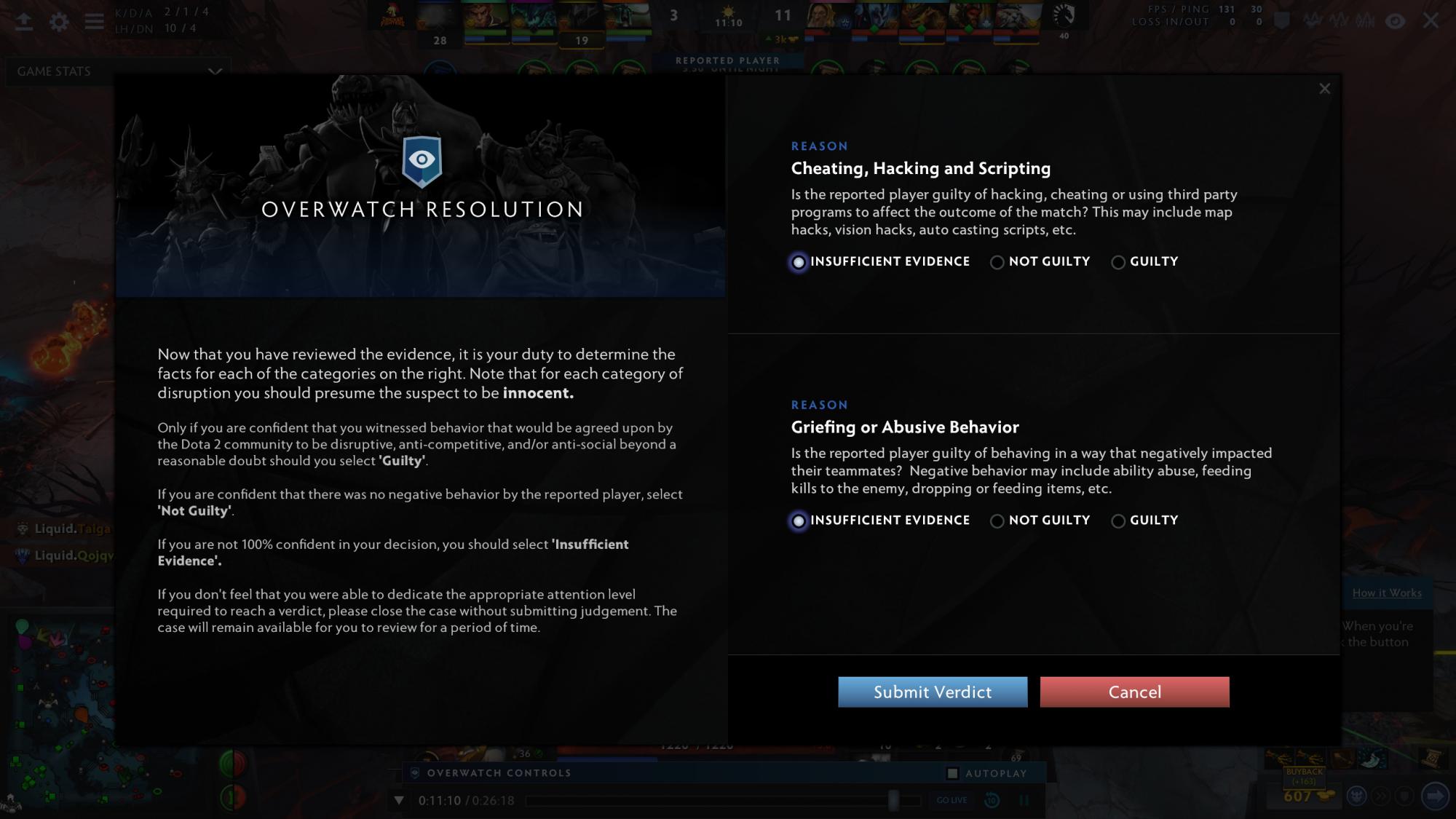 DotA 2 adds ‘Overwatch’ system to help players police themselves