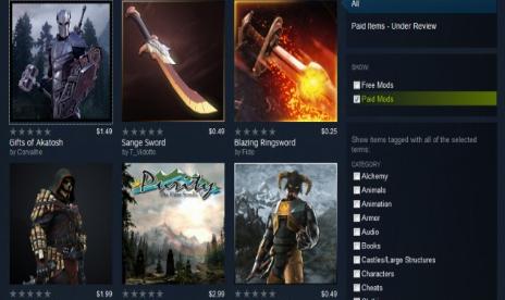 Valve still considering paid-for mods