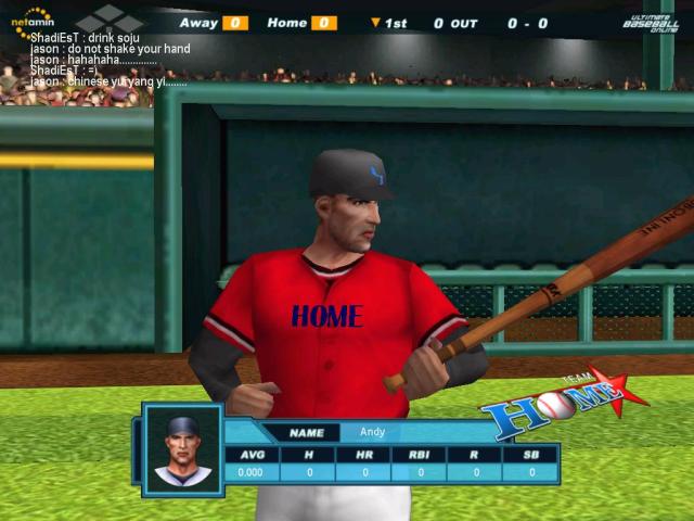 Baseball virtuel en ligne à l'automne 2004