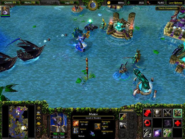 Warcraft 3 - El Trono Helado se hace de oro
