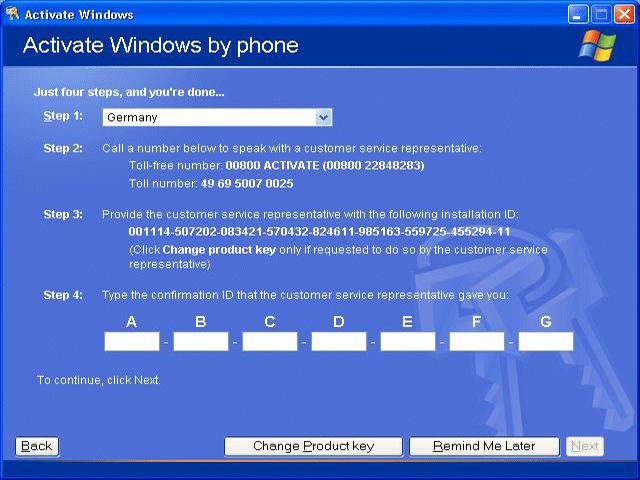 Windows Produktaktivierung kompromittiert