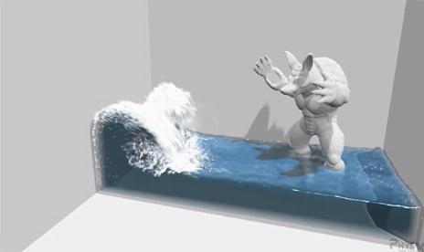 Los nuevos efectos de agua de PhysX son geniales
