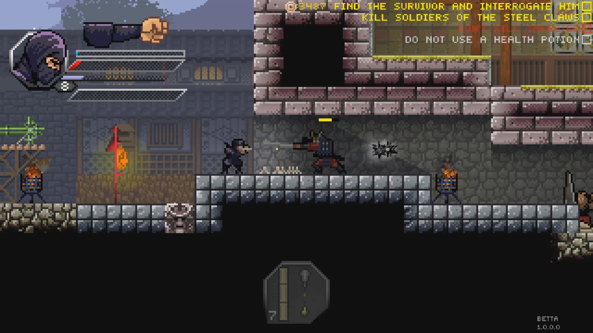 Pixel Shinobi Nine demons of Mamoru v1.0.1.4 (+3 Trainer)