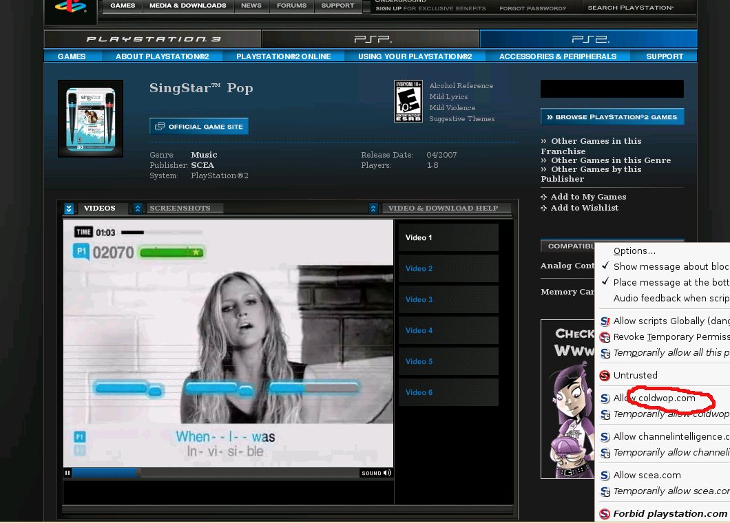 Playstation Official Website Hacked