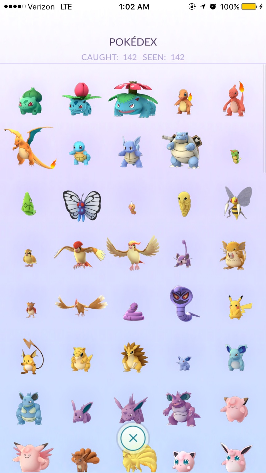 Pokémon Go: Jemand hat sie alle gefangen