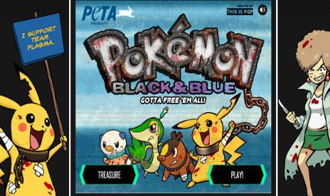 PETA Attacks Pokemon Black and White 2