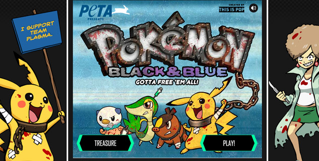 PETA Attacks Pokemon Black and White 2