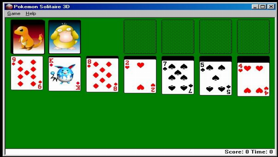 Pokemon Solitaire 3D