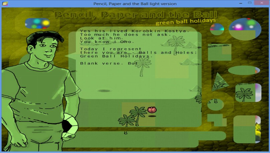 Pencil Paper and the Ball: Green Ball Holidays Free Full Game