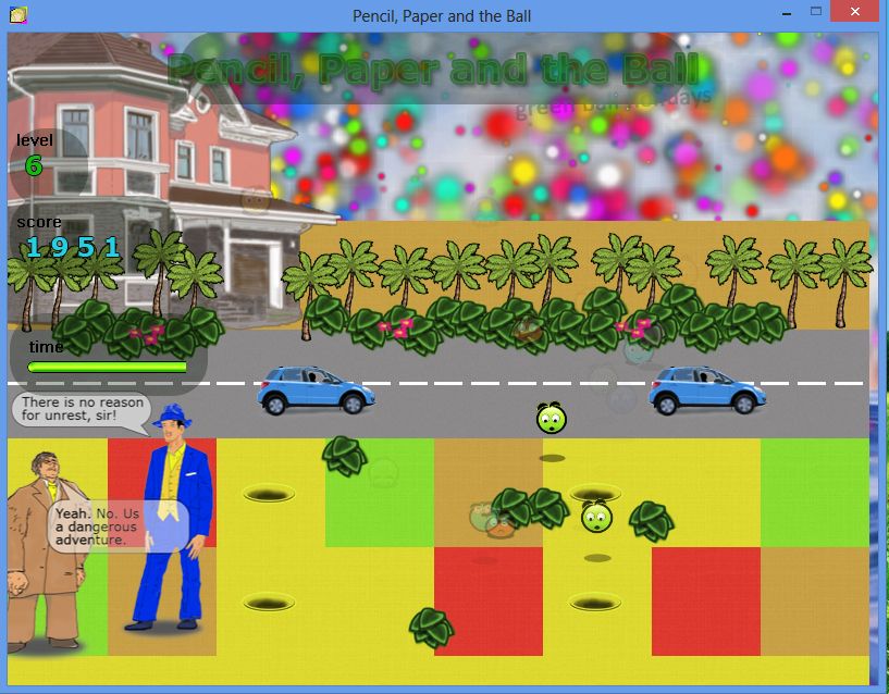 Pencil Paper and the Ball: Green Ball Holidays Juego completo gratis