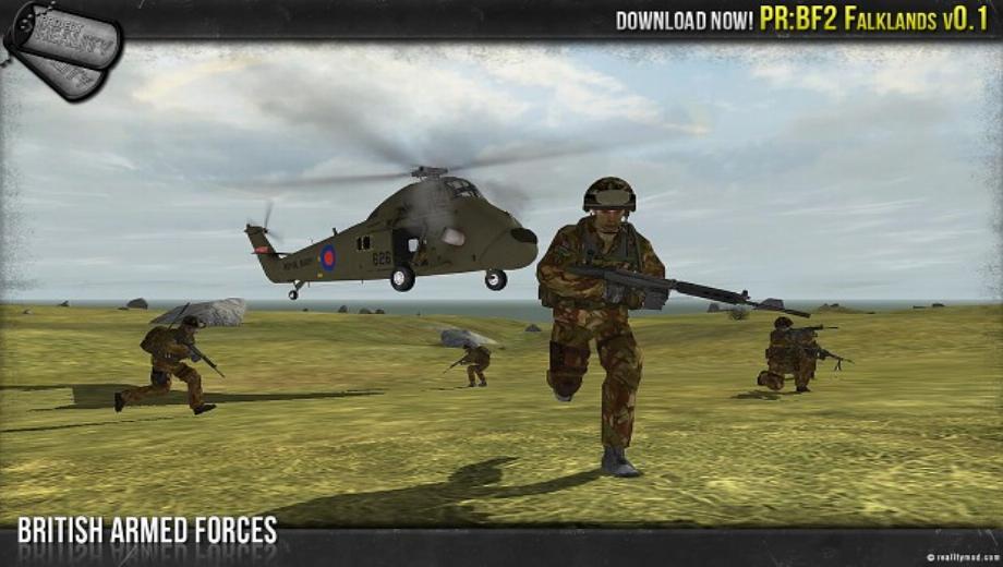Battlefield 2 – Project Reality: BF2 v0.97 Falklands Addon