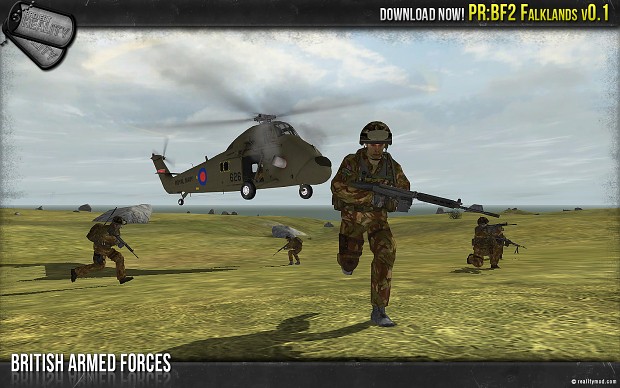 Battlefield 2 – Project Reality: BF2 v0.97 Falklands Addon