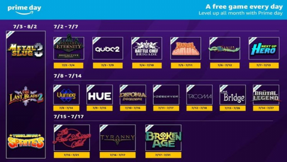 Best free games in Twitch’s Prime Day celebration