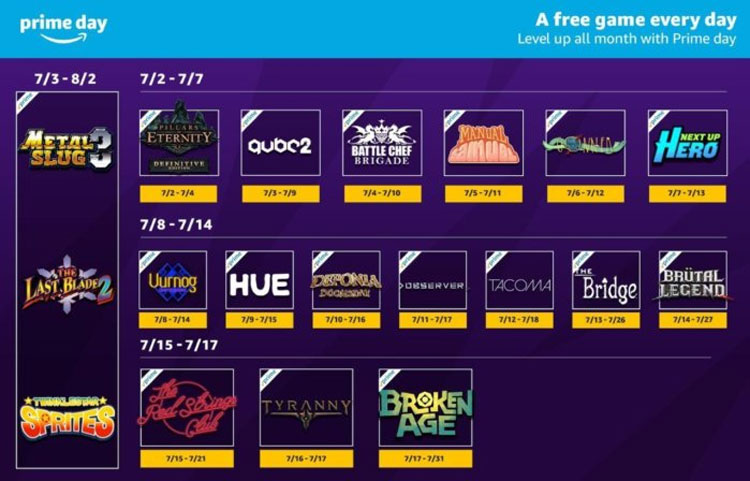 Best free games in Twitch’s Prime Day celebration