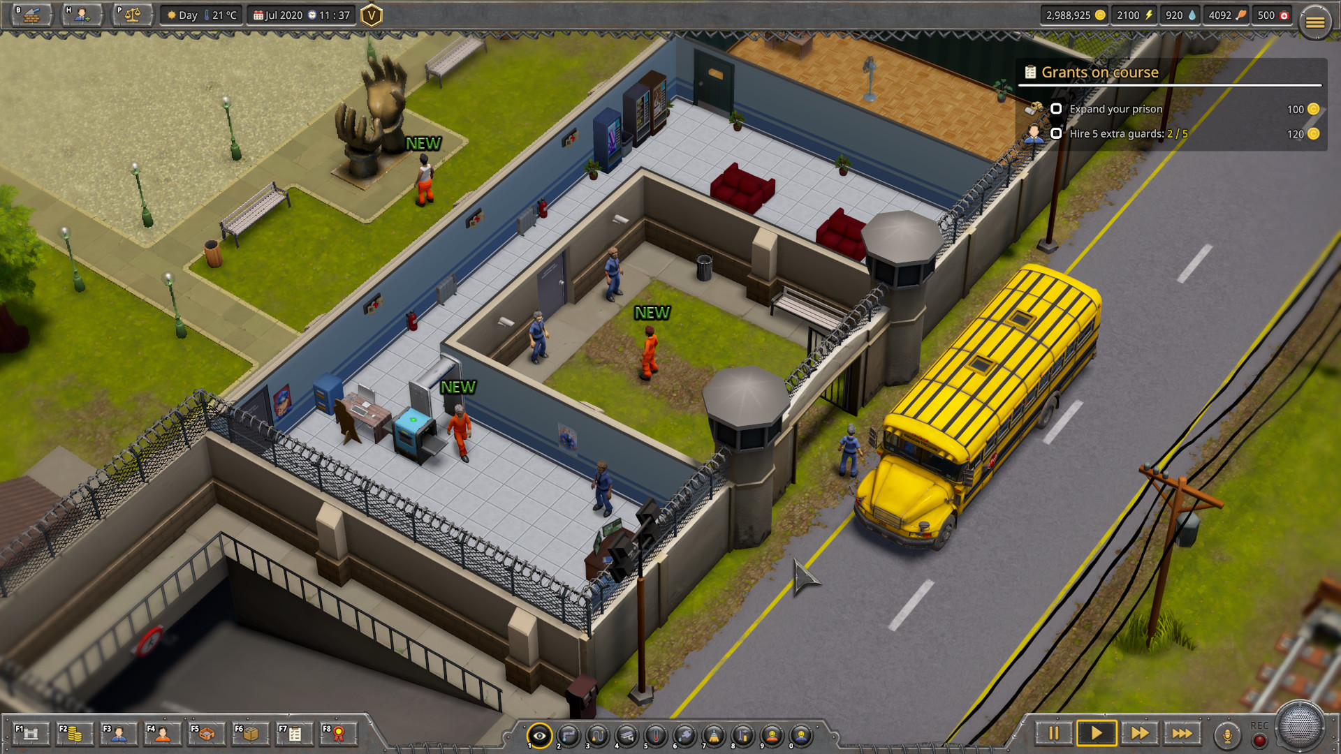 Prison Tycoon: Under New Management (+3 Trainer)