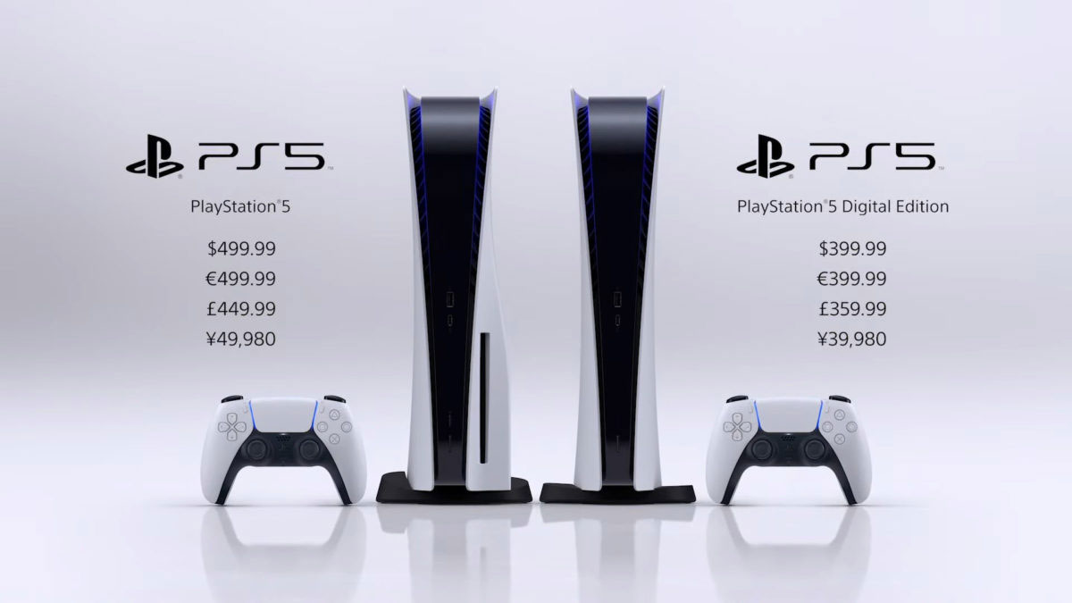 La PS5 coûtera $500 et sera lancée deux jours après la Xbox