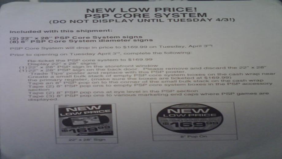 PSP Core down to $170