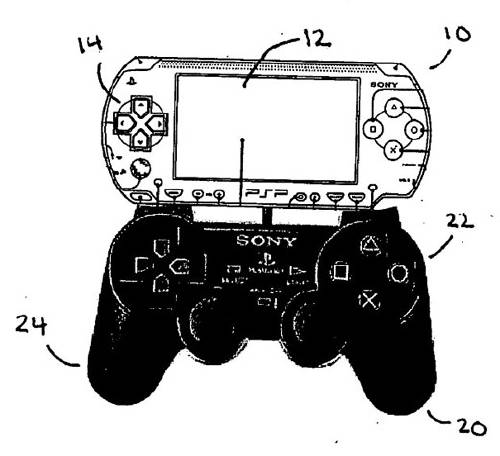 Sony patentiert PSP-Sixaxis-Docking-Einheit
