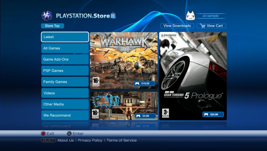 Revamped PlayStation Store Opens