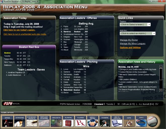 PureSim Baseball 2007 v1.75 Free Full Game